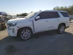 Salvage cars for sale at Las Vegas, NV auction: 2024 Chevrolet Tahoe K1500 High Country