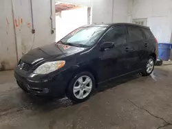 Salvage cars for sale at Madisonville, TN auction: 2003 Toyota Corolla Matrix XRS