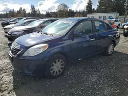 Salvage cars for sale at Graham, WA auction: 2012 Nissan Versa S