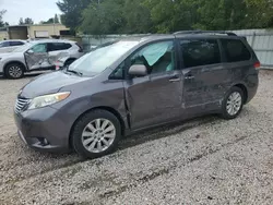 Toyota Vehiculos salvage en venta: 2012 Toyota Sienna XLE