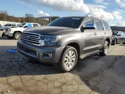 Salvage cars for sale at Lebanon, TN auction: 2019 Toyota Sequoia Platinum