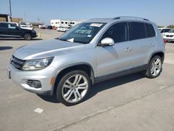 Salvage cars for sale at Grand Prairie, TX auction: 2012 Volkswagen Tiguan S