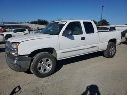 Salvage trucks for sale at Sacramento, CA auction: 2005 Chevrolet Silverado C1500