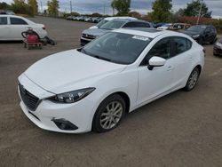 Salvage cars for sale at Montreal Est, QC auction: 2015 Mazda 3 Touring