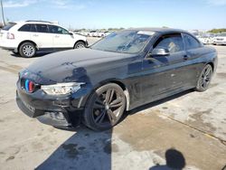 Salvage cars for sale at Grand Prairie, TX auction: 2015 BMW 428 I