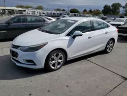 2017 Chevrolet Cruze Premier en venta en Sacramento, CA