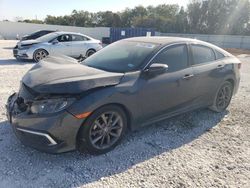 Salvage cars for sale at New Braunfels, TX auction: 2020 Honda Civic EX