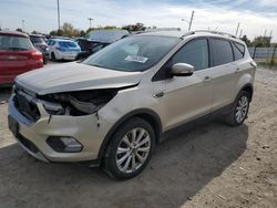 Salvage cars for sale from Copart Indianapolis, IN: 2017 Ford Escape Titanium