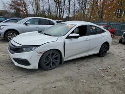 Honda salvage cars for sale: 2020 Honda Civic Sport