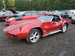 Salvage cars for sale at Graham, WA auction: 1975 Chevrolet Corvette