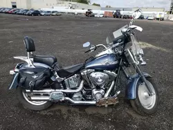 Salvage motorcycles for sale at New Britain, CT auction: 2003 Harley-Davidson Flstfi