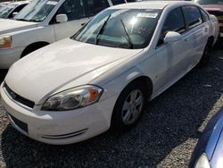 Chevrolet salvage cars for sale: 2009 Chevrolet Impala 1LT