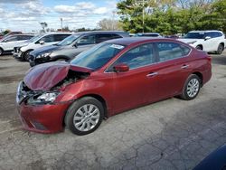 Salvage cars for sale at auction: 2016 Nissan Sentra S