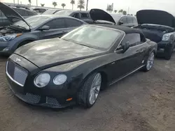 Flood-damaged cars for sale at auction: 2014 Bentley Continental GT Speed