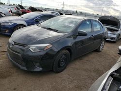 Salvage cars for sale at Elgin, IL auction: 2016 Toyota Corolla L