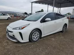 Salvage cars for sale at San Diego, CA auction: 2019 Toyota Prius