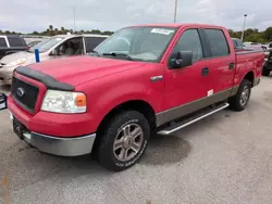 Salvage cars for sale at Riverview, FL auction: 2005 Ford F150 Supercrew