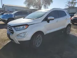 2019 Ford Ecosport Titanium en venta en Albuquerque, NM