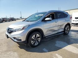 Salvage SUVs for sale at auction: 2016 Honda CR-V Touring