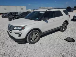 Ford salvage cars for sale: 2019 Ford Explorer XLT