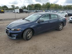 Salvage cars for sale at Chalfont, PA auction: 2017 Chevrolet Malibu LS