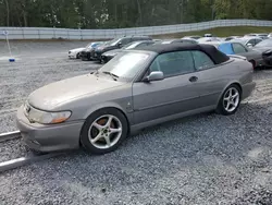 Salvage cars for sale at Gastonia, NC auction: 2001 Saab 9-3 Viggen