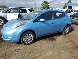 Nissan salvage cars for sale: 2015 Nissan Leaf S