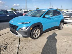 Salvage cars for sale at Riverview, FL auction: 2022 Hyundai Kona SEL