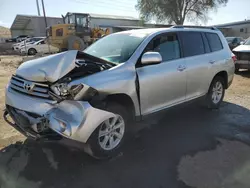 2012 Toyota Highlander Base en venta en Albuquerque, NM