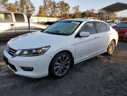 Salvage cars for sale at Spartanburg, SC auction: 2015 Honda Accord Sport