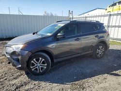 Salvage cars for sale from Copart Albany, NY: 2017 Toyota Rav4 LE