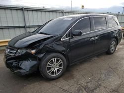 Salvage cars for sale at Dyer, IN auction: 2011 Honda Odyssey EXL