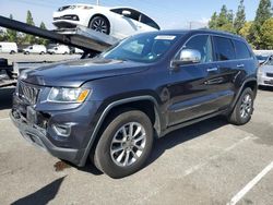 Salvage cars for sale at Rancho Cucamonga, CA auction: 2015 Jeep Grand Cherokee Limited