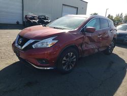 Salvage cars for sale at Woodburn, OR auction: 2017 Nissan Murano S