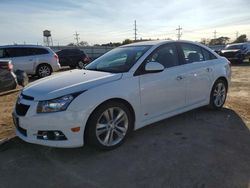 Chevrolet salvage cars for sale: 2013 Chevrolet Cruze LTZ