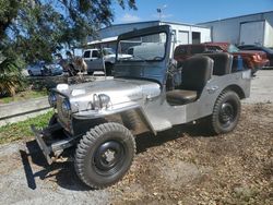 Salvage cars for sale at Riverview, FL auction: 1955 Jeep Willy