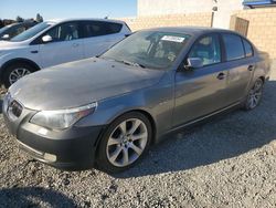 Salvage cars for sale at Mentone, CA auction: 2008 BMW 535 I