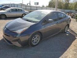 Salvage cars for sale at Oklahoma City, OK auction: 2016 Toyota Prius