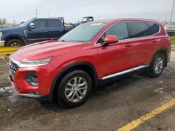 Salvage cars for sale at Woodhaven, MI auction: 2020 Hyundai Santa FE SEL