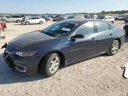 Salvage cars for sale at Houston, TX auction: 2018 Chevrolet Malibu LS