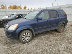 Salvage cars for sale at Nisku, AB auction: 2005 Honda CR-V SE