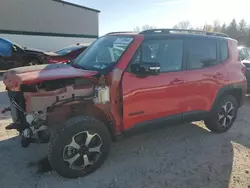 Salvage cars for sale at Leroy, NY auction: 2022 Jeep Renegade Trailhawk