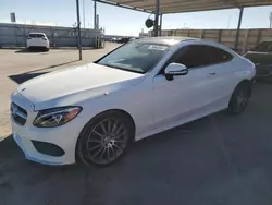 Vehiculos salvage en venta de Copart Anthony, TX: 2017 Mercedes-Benz C300