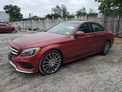 Salvage cars for sale at auction: 2016 Mercedes-Benz C300