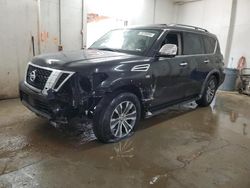 Salvage cars for sale at Madisonville, TN auction: 2019 Nissan Armada SV