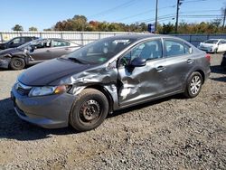 Salvage cars for sale at Hillsborough, NJ auction: 2012 Honda Civic LX