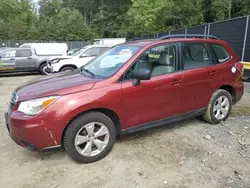 Salvage cars for sale at Waldorf, MD auction: 2016 Subaru Forester 2.5I