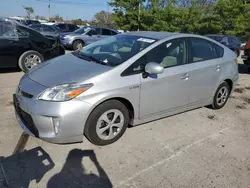 Flood-damaged cars for sale at auction: 2015 Toyota Prius