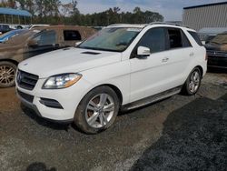 Mercedes-Benz ml 350 salvage cars for sale: 2015 Mercedes-Benz ML 350