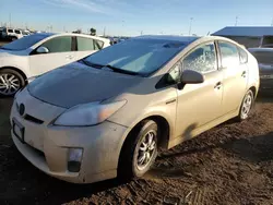 Salvage cars for sale at Brighton, CO auction: 2010 Toyota Prius